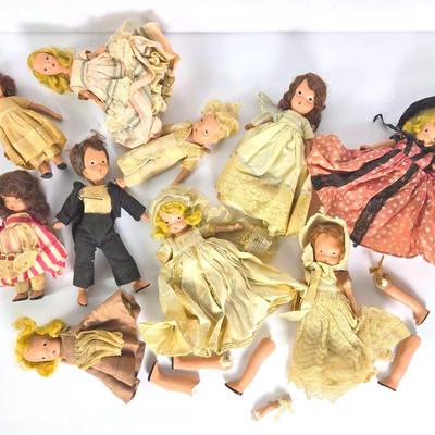 Vintage Nancy Ann Storybook Dolls Collection