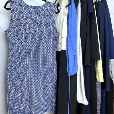Women’s Dresses & More (Size 14)- MM Lafleur, Kasper, Ann Taylor, Calvin Klein, J. McLaughlin & More