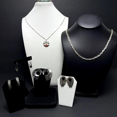 Sterling Silver (Marked Or Tested) Jewelry