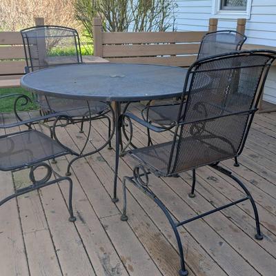 Wrought Iron Patio Set