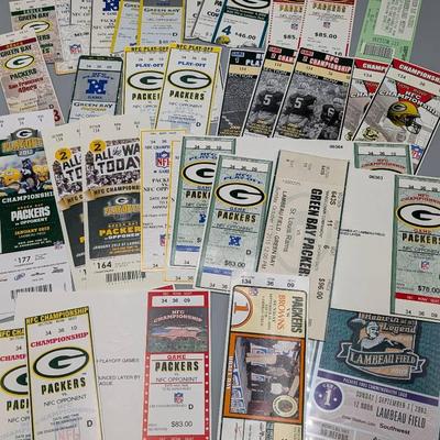 Green Bay Packers Ticket Stubs