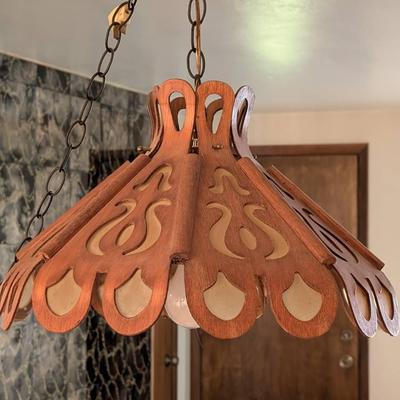 Mid Century Hanging Chandelier