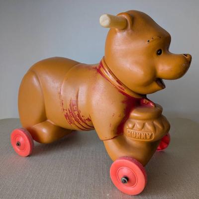 1970's Marx Disney Winnie the Pooh Ride-On Toy