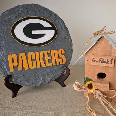 Packers Stone and Bird House