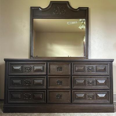 Dresser and Mirror