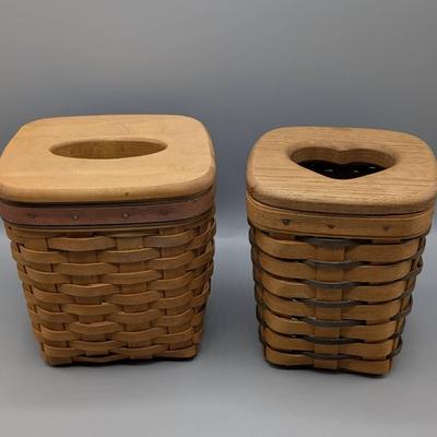 Longaberger Tissue Baskets