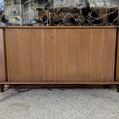 1960's Zenith Louvered Console Stereo
