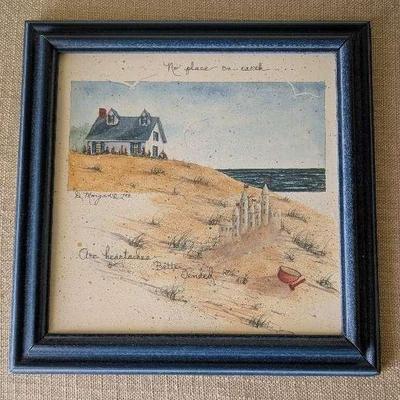 D. Morgan Coastal Watercolor Print
