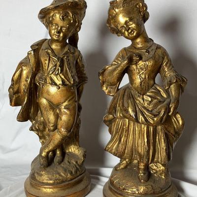 Gold Colored Statues