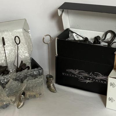 Place card holders - 9 Mice & 13 Fancy Shoes