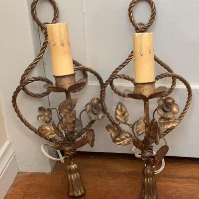 Twin Electric Wall Sconces