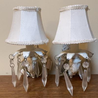 Pair of White Sconces