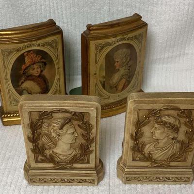 Vintage Borghese & Syrocowood Bookends