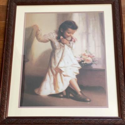 J R Townsend "Her Mother's Shoes" Framed Print