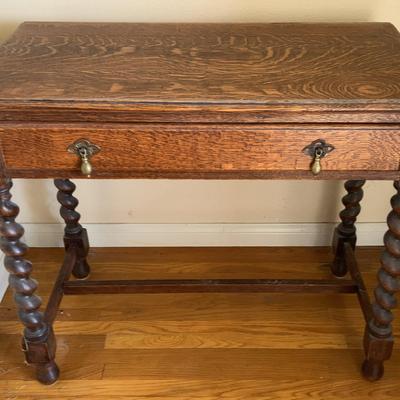 Small Oak Desk - Vintage 