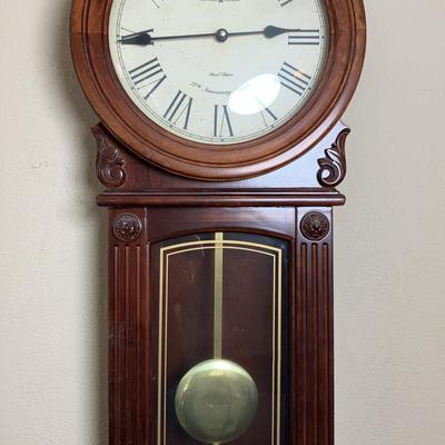 Howard Miller 77th Anniversary Edition Dual Chime Wall Clock