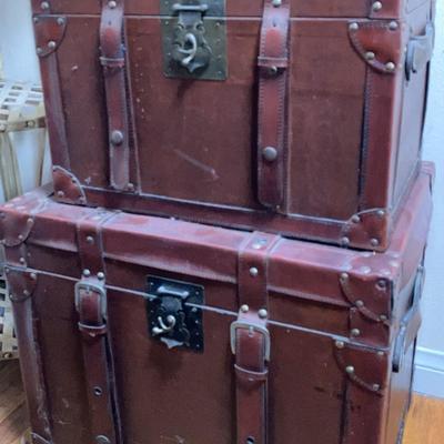 Two Nesting Storage Trunks (2271)