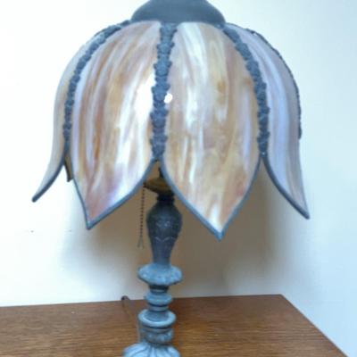 Stained Glass Boudoir Lamp