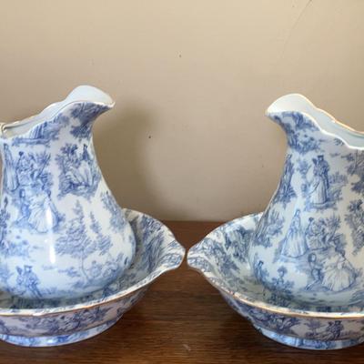 Pair of Pitchers and Water Basins