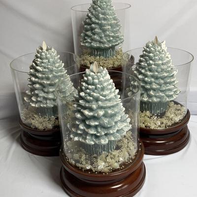 Hurricane Christmas Tree Candles