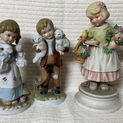 GOEBEL Figurine #248, Vintage Royal California Boy & Girl Figurines