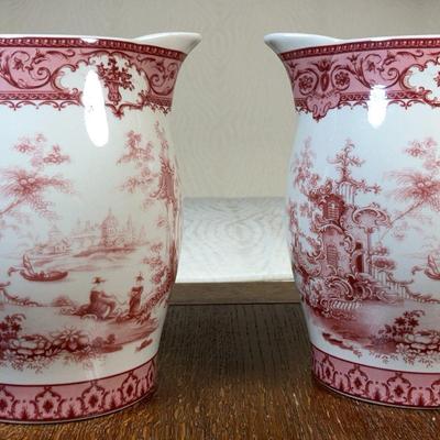 Two Porcelain Pitchers 