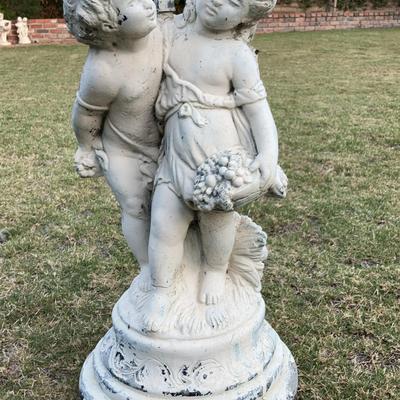 Garden Statue - Boy & Girl