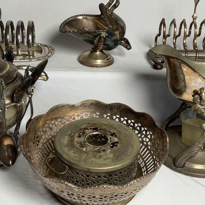 Vintage Silver-Plate Serving Pieces