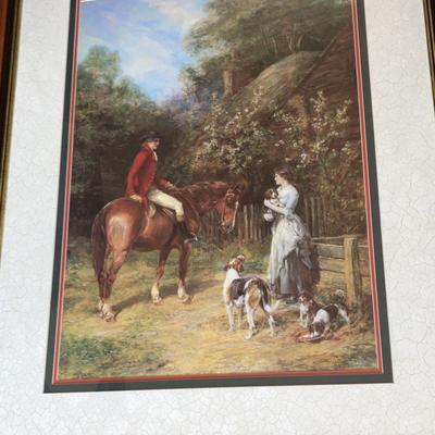 Judy Gibson, "Lady's Pursuit" Framed Print
