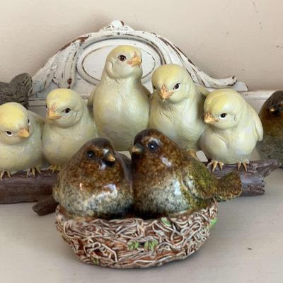 Flock of Bird Figurines