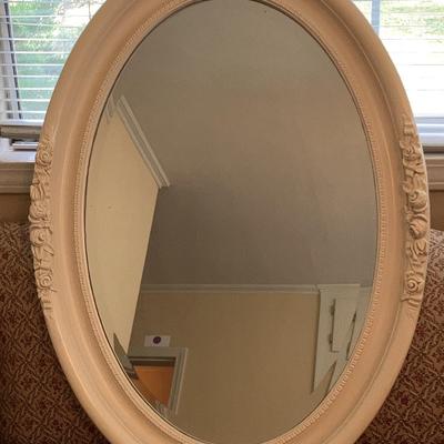 Large Oval Mirror