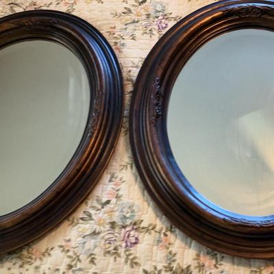 Howard Elliot Oval Mirrors - Set of Two