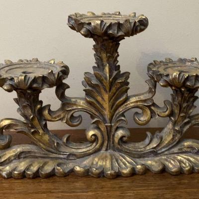 Golden colored Five Light Candelabra