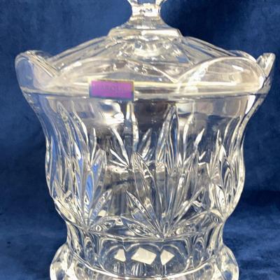 Marquis By Waterford Crystal "Finley Carousel" Cookie Jar
