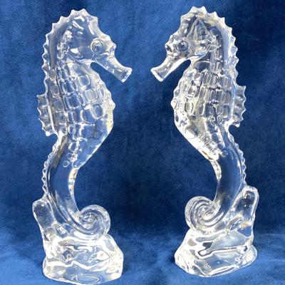 Waterford Crystal Seahorse Sculptures