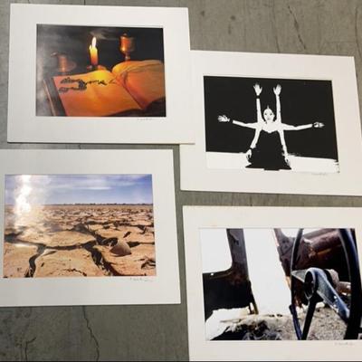  Dan Sandoval Photographic Art Prints, 4 Pieces with Matting