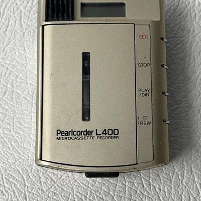 Olympus L400 Ultra-Compact Microcassette Recorder - Not Tested