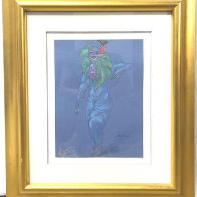 "Homage to Van Dugan" Lithograph, by Zaitsev - Signed and Framed