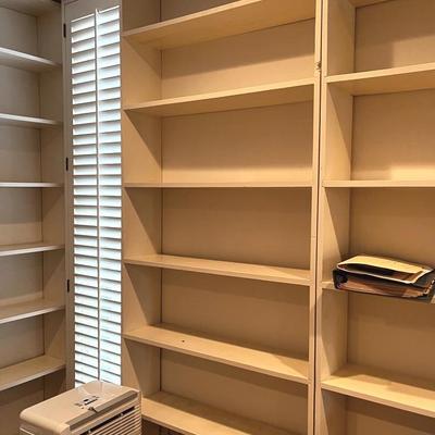 Handmade White Solid Wood Bookshelf - Floor-to-ceiling (4)