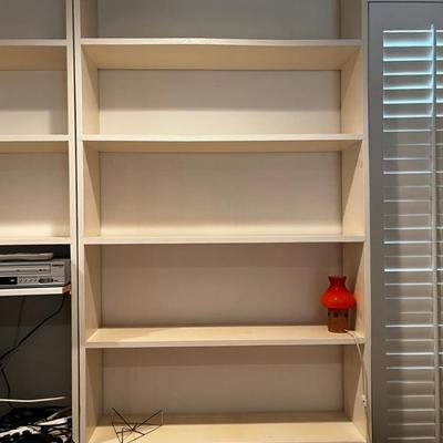 Handmade White Solid Wood Bookshelf - Floor-to-ceiling (1)