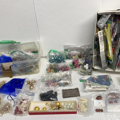 Glass Beads, Vintage Faux Pearl, Plastic Beads, Glue- Crafts & Jewelry-making