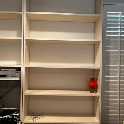 Handmade White Solid Wood Bookshelf - Floor-to-ceiling (8)