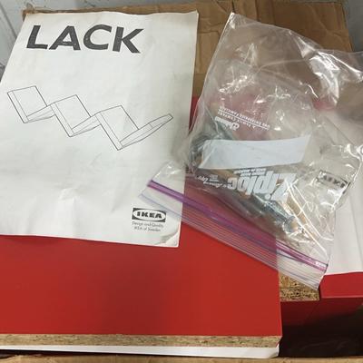 Ikea “Lack” Hanging Shelf - Red