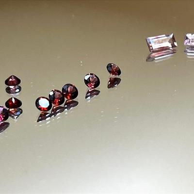 Garnet Suite - Parcel 4.20cttw, Oval .45ct, Baguettes (2) .65ct .55ct