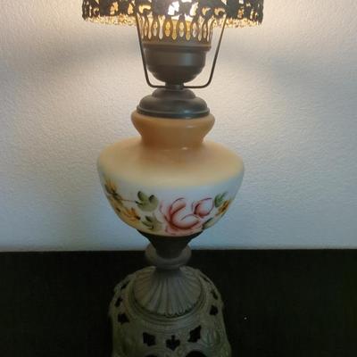 Vintage Accurate Casting Porcelain Hurricane Lamp Missing Shade Lot #2
