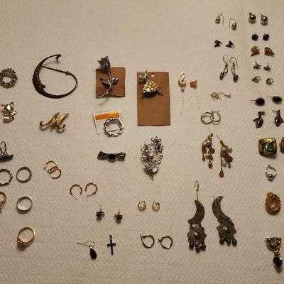 Brooches, Earrings, And Rings