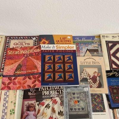 Mystery Lot 6 - Quilting Books, Magazines, Patterns,and Supplies 