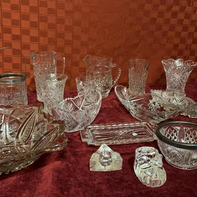 Beautiful Cut Glass  Assortment