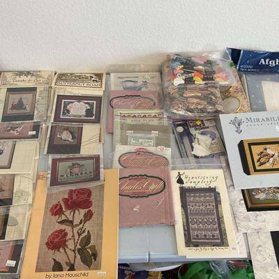 Mystery Lot 5 - More Cross Stitch Patterns And Supplies  