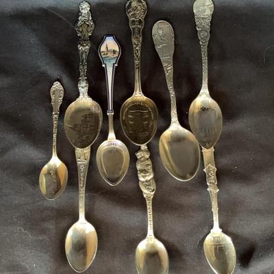 Sterling Religious Souvenir Spoons